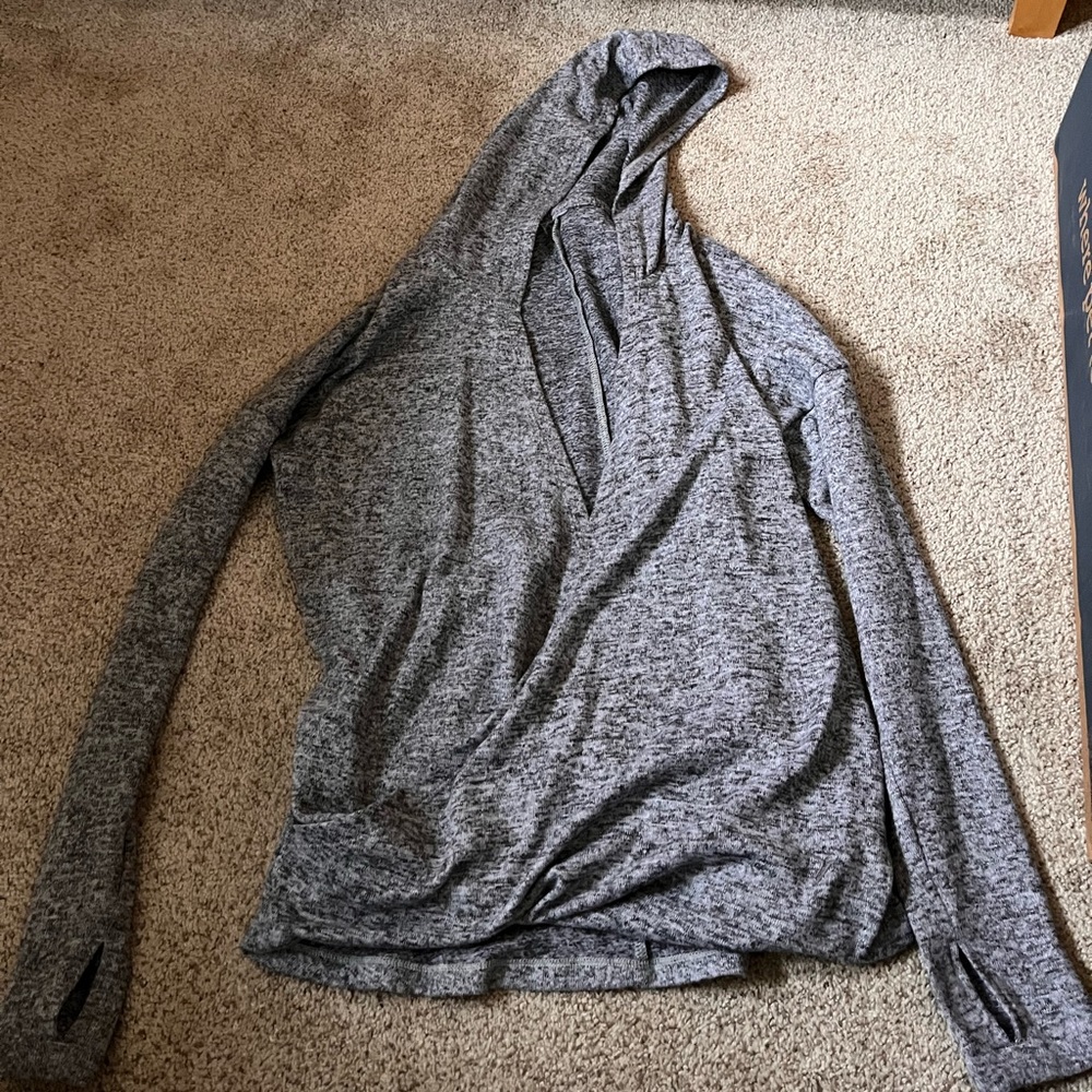 Old Navy Athletic Wrap Hooded Sweatshirt
